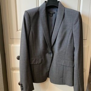 Ann Taylor charcoal gray pantsuit